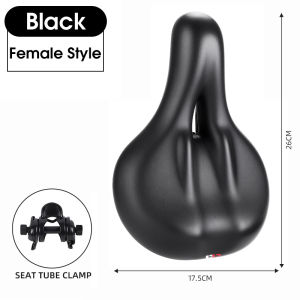 WEST BIKING Comfortable Painless Saddle MTB Gravel Urban Bike Ergonomic Men Prostatic Saddle Women Brown Shock Absorb Saddle Bike Parts