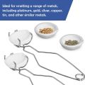 (DQKN) 1 Set Molten Gold Bowl Melting Furnace Clamp Silver Melting Kit Metal Casting Kit for Melting Metal Crucible Tong. 