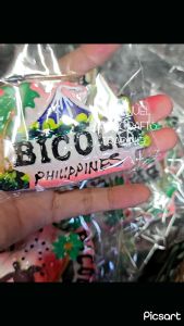 REF MAGNET Bicol Souvenir(sand of Mayon Volcano material)