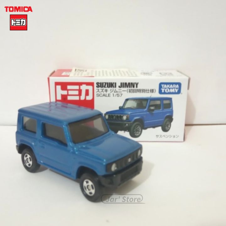 Tomica No 14 Suzuki Jimny Biru Takara Tomy Original Diecast Mobil - Main Image
