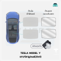 ⚡ Tesla Sunshade Roof 2in1Eclipse ม่านบังแดดหลังคาฉนวนในตัว Model 3/ Highland/ Model Y/ Juniper -EV HERO. 
