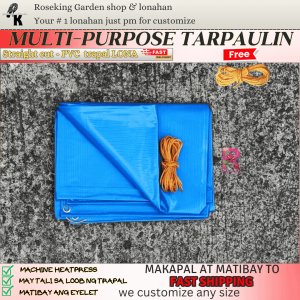 PVC LONA STRAIGHT CUT / TRAPAL / HEAVY DUTY WITH ROPE. Proteksyon na Matibay Presyong Sulit!