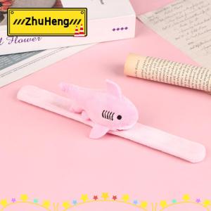 zhuheng Dễ Thương Cá Mập Sang Trọng Dây Đeo Cổ Tay Thú Nhồi Bông Tát Vòng Đeo Tay Tát Nhẫn Tát Ban Nhạc Đồ Chơi Cho Trẻ Em Đảng Ủng hộ Món Quà Sinh Nhật