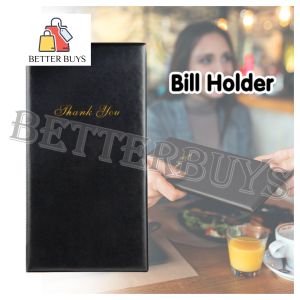 BETTER BUYS 1PC Menu Cash Bill Holder Menu Clipboard Bill Clipboard Signature Pad Receipt Holder