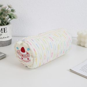 MARINI Màu hồng Túi đựng bút Sức chứa lớn Cảm ứng mềm Hộp bút Hoạt hình Hộp đựng văn phòng phẩm Quà Tặng sinh viên