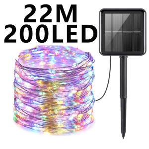 Solar LED Christmas String Lights – 22M/32M Waterproof Outdoor Fairy Lights for Garden Wedding & Home Decor