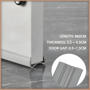 {SG Nextday Delivery}96cm Double Layered Door Seal Strip for Bottom Door Gap Sliding Door Applicable Noise Reduction Wind & Dust Proof Pests & Insects Proof Prevent Air & Light Leakage Block out Cockroaches and Lizards.