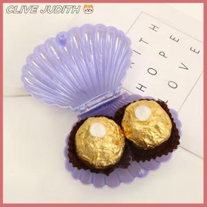 CISWGE 1 hộp kẹo nhựa vỏ Dễ Thương Nhiều Màu Hộp đựng trang sức trang điểm Hộp quà tặng