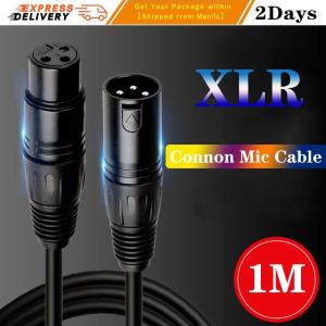 1M 3M XLR Cable Male to Female M/F Audio Cable For Microphone Mixer TPE Material+OFC Copper Male to Female XLR Cable