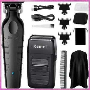 ส่งเร็วภายใน 24 ชม Kemei Professional Hair Clipper Kit Electric Shaver Male Hair Cutting Machine Men’s Trimmer Machine KM-2299 KM-1102 Clippers