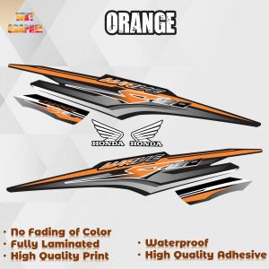 HONDA WAVE 100 S STOCK DECALS (WATERPROOF NO FADE FULLY LAMINATED)