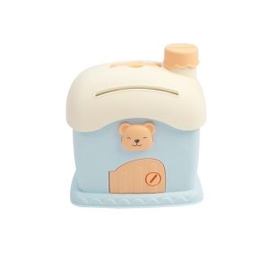 Piggy Bank Glass Coin Bank Transparent Cute Savings Jar Kids Gift Home Decor Money Box