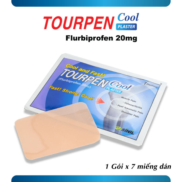 Thuốc dán giảm đau Tourpen Cool (Gói 7 miếng) | Lazada.vn