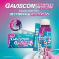 Gaviscon Double Action Mint Flavour 10ml. กาวิสคอน รสมินต์ ซองชมพู 12 ซอง [1 กล่อง] กรดไหลย้อน ยาสามัญประจำบ้านขนาด 1101. 