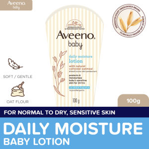 Aveeno Baby Daily Moisture Baby Lotion 100g - Newborn Baby Essentials Baby Care Baby Body Lotion