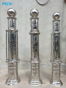 Trụ đề ba cầu thang inox 304 - Trụ cái trụ đại trụ nhỏ