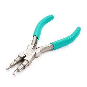 6 in 1 Wire Wrapper Looping Forming Plier 6Step Multi Size Barrels Jewelry Plier