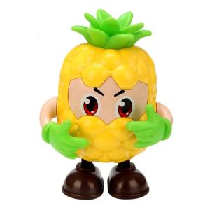 Practical Entertaining Lovely Pineapple Dancing Toy With Intelligent Voice Copying and Vibranting Color Lighting