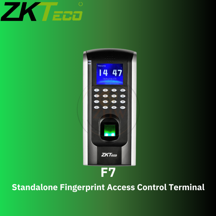 ZKTeco F7 STANDALONE FINGERPRINT BIOMETRIC ACCESS CONTROL | Lazada PH