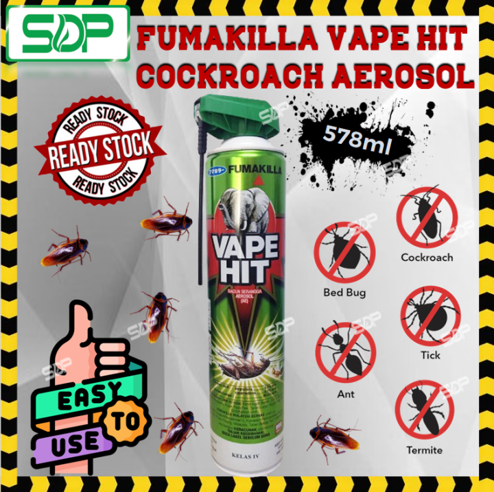 FUMAKILLA VAPE HIT Aerosol/ Cockroach Killer Effective!!/ Berkesan