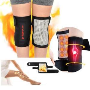 Original best selling (1 PAIR) Tourmaline Self-heating Kneepad Magnetic Therapy Knee Protector Belt Arthritis Brace Support Knee Massager Sleeves Pads
