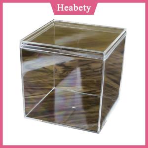 Heabety  Mini kẹo Slime Pha Lê Bùn bao bì hộp vuông cao trong suốt hộp nhựa Betta chăn nuôi