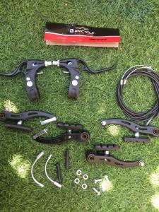 Rem Sepeda Set Rem V Brake Lengkap Depan + Belakang + Handle + Kabel + Rem