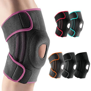 Buzesty ELITE Knee Brace With Side Stabilizers & Patella Gel Pads For Maximum Knee Pain Support And Fast Recovery For Men And Women One Size Fits All