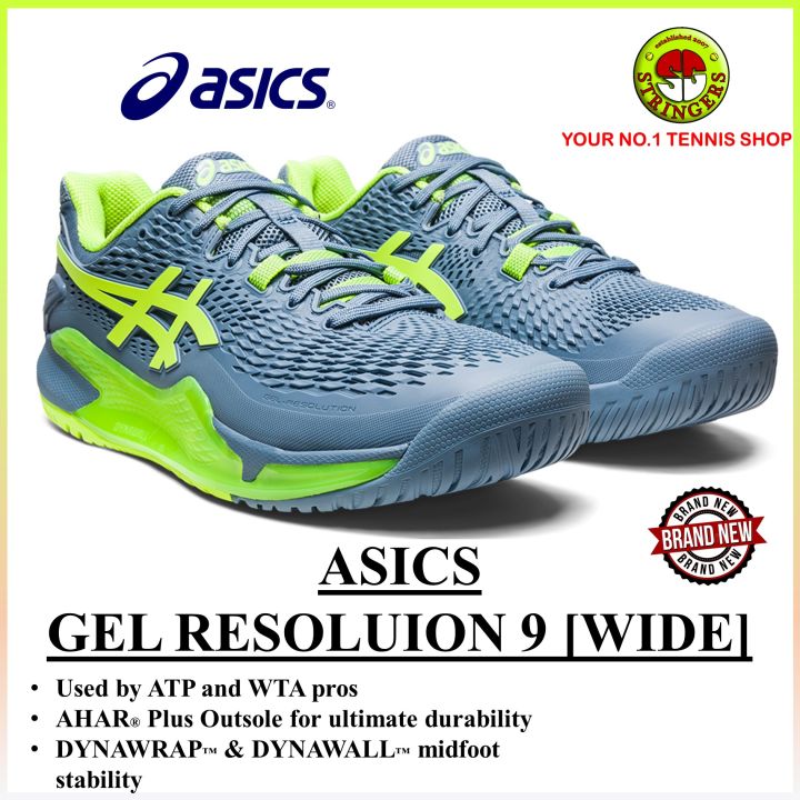 Asics tennis shoes wide fit best sale