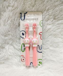 Sikat gigi TWINS PACK(dapat 2 pcs) anak-anak lucu bulu lembut banyak karakter rabbit/kelinci 09