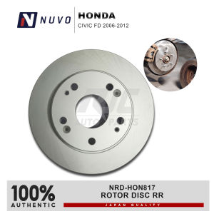 NUVO ROTOR DISC RR HONDA CIVIC FD 2006-2012 NRD-HON817 42510-SNA-A00 ( 1 PC )