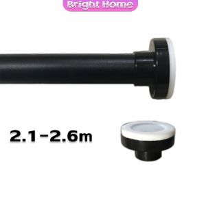 ราวผ้าม่าน การติดตั้งง่ายแบบไม่ต้องเจาะ ผ้าม่านเหล็ก ราวผ้าม่านพร้อมอุปกรณ์ครบชุด ยืดหดได้ Clothing Storage