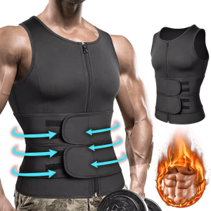 BERGARANSI TaffSPORT Korset Pembentuk Badan sixpack Pria pelangsing pengecil perut buncit full body