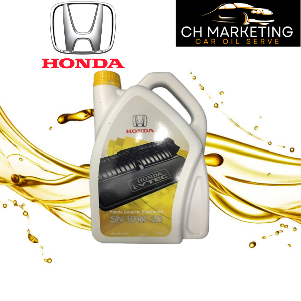 Honda Genuine Semi Synthetic Engine SN 10W-30 Engine Oil 4 LITER | Lazada