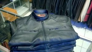 JAKET KULIT ASLI DOMBA 0.8 TEKSTUR LEMBUT NYAMAN DI PAKE