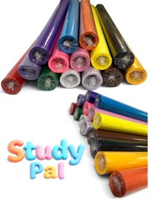 Premium Colored Cartolina Paper Rolls (10 Pieces per Pack)
