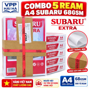 [1 REAM] Giấy A4 Subaru 68gsm 500 Tờ – Giấy In Photo Văn Phòng Giá Tốt