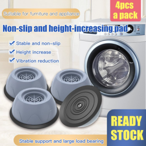 4-piece rubber pads non-slip and shock-absorbing foot bracket/multi-function pads/non-slip shock-absorbing pads for washing machine refrigerator