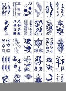 [ NEW ]    1 Pcs Herbal tattoo Sticker 5x7cm 草本纹身 15 Hari Tatu herba Semi-permanent tattoo CB-Series