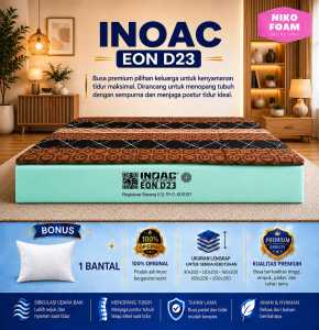 Kasur Busa INOAC EON LG D23 Ukuran 200 x 180 x 10 cm No 1 Tebal 10 cm