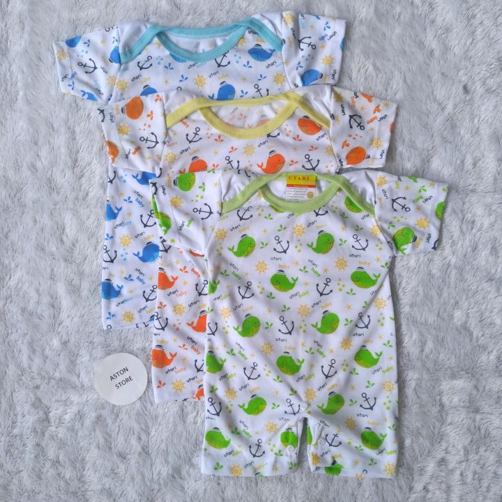 STEL 3STEL Baju Bayi Baru Lahir Usia 0-6 Bulan Romper Bayi
