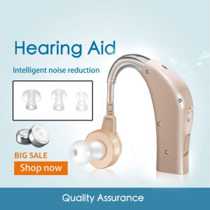 Behind The Ear Hearing Aid Mini Portable Amplifier Sound Amplifier for Loss Deaf