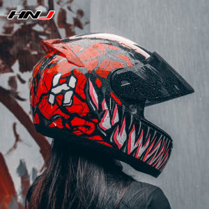 HNJ Full Face Helmet Motor for Men and Women Motorcycle Helmet COD(Fast Delivery from Local Warehouse)