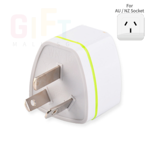 🏅Universal 3-Pin Travel Adapter for Australia & New Zealand - High-Quality Electrical Converter Plug White SG Ready Stock