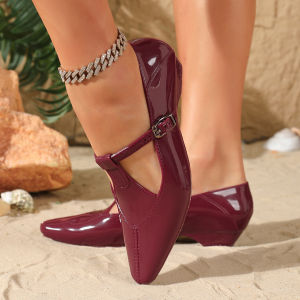 2026 Spring/Summer New Pointed Toe High Heels For Women Versatile Retro Chunky Heel Slip-On WomenS Shoes