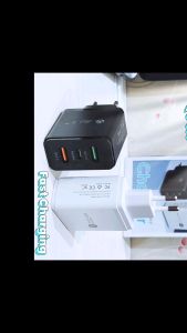 Adaptor Fast Charger Type-C + 2USB PD 45W Quick Charger QC3.0 USB Type C / Kepala Chager Fast Charger