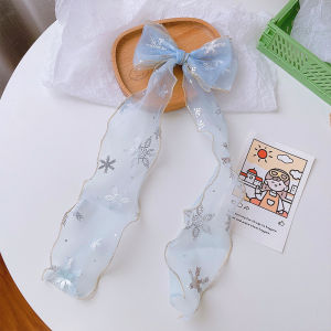 LadyLuxe - Jepitan Rambut Snow Flake Pita Transparan Jepit Gaya Korea Aksesoris Fashion BN012