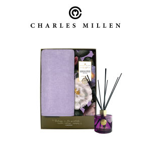 Charles Millen REPOSE  Xmas Towel Gift Set - high Absorbent Sport Towel - 50x100cm with unwind Diffuser