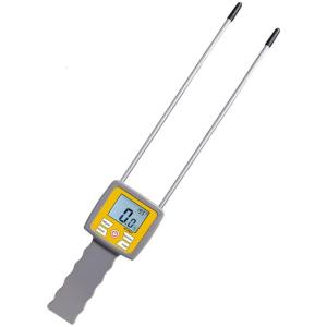 เครื่องวิเคราะห์ความชื้นดิจิทัลหน้าจอ LCD Penguji Kelembapan ฟางแบบใช้มือถือเครื่องวิเคราะห์แบบใช้งานง่าย