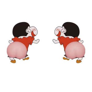 [Ready Stock]Car Door Anti-Collision Rubber Strip Cute Butt Anti-Collision Sticker Door Opening Anti-Scratch Wipe Protector Cartoon Door Edge The Rear-View Mirror Bumper Stickers Refrigerator Door Protection